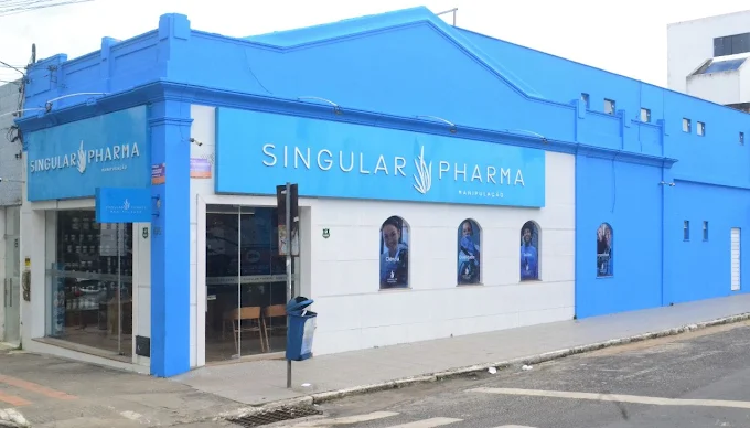Fachada da unidade Singular Pharma em Alagoinhas