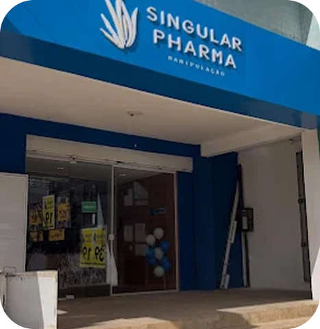 Fachada da unidade Singular Pharma em Camaçari