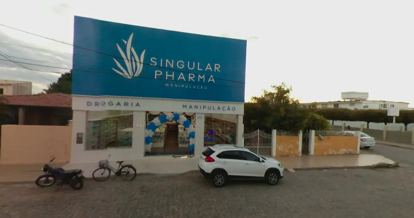 Fachada da unidade Singular Pharma em Remanso
